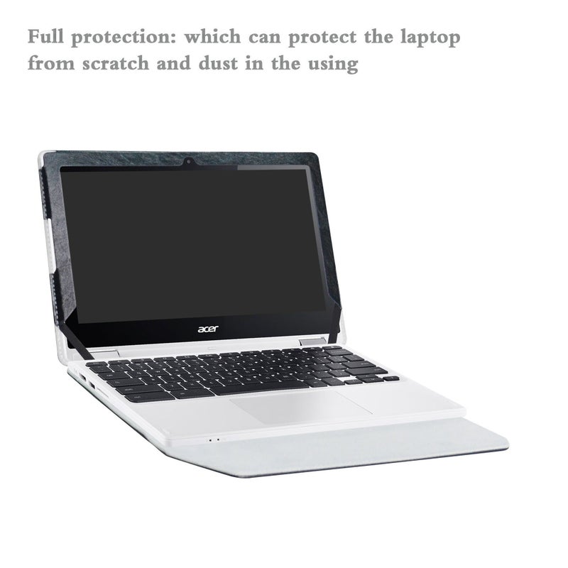 Alapmk Protective Case Cover for Acer Chromebook R11 CB5-132T C738T/Acer Chromebook 11 CB3-131/Acer Spin 1 SP111-33 & CTL Chromebook NL71CT-L 11.6" Laptop,Black - Image 5